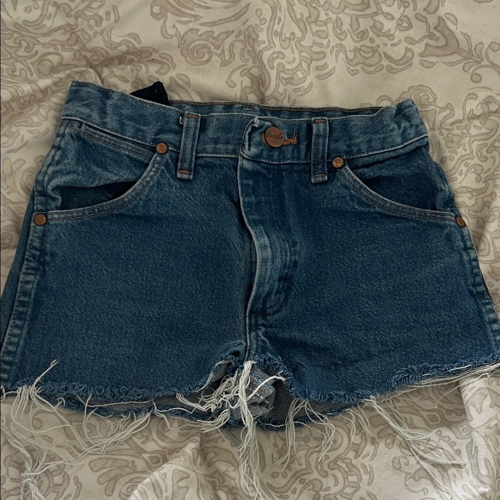Wrangler Denim Blue Women's Shorts Girl size 11 Regular
